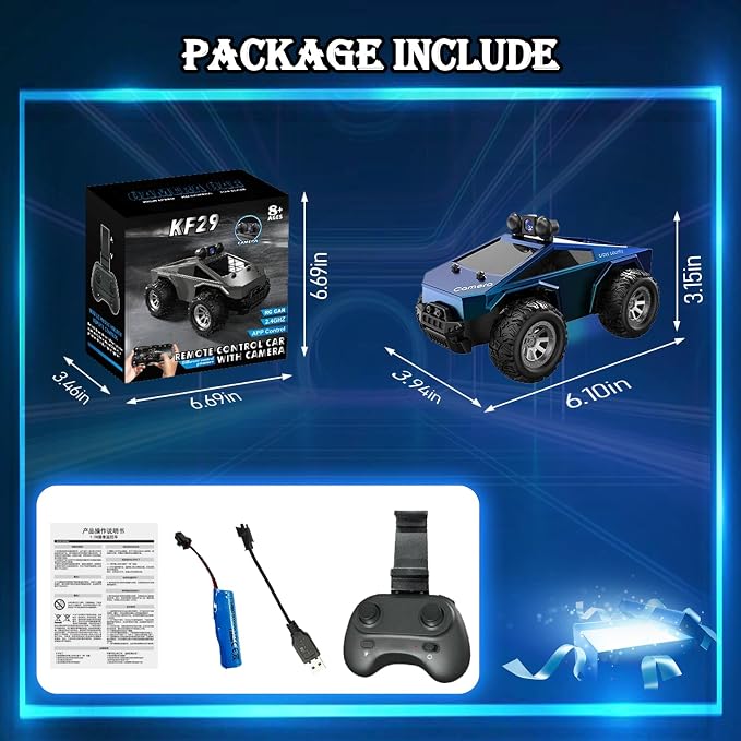 Remote Control Car, 1/28 RC Monster Truck Toys - Image 5