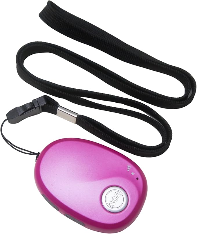 SkyAngel~Wave | One Payment for Life | Mobile Cellular Alert | Fall Detection | Waterproof | Call and Speak to 911 | Life Guardian Alert Two Way Voice | No Subscription | No Cellphone Needed (Fuchsia)