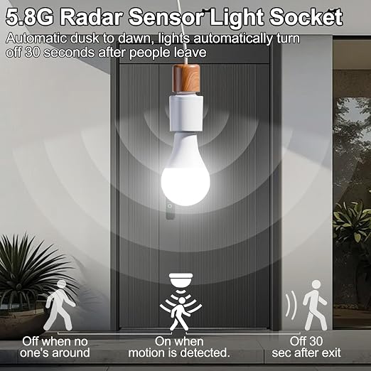Simple Auto On/Off Motion Sensor Light Socket - Image 2
