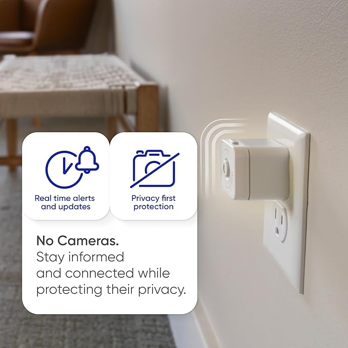 Nomo Smart Care Satellite - Eliminate Dead Zones & Boost Signal - Motion & Light Detector - Works w/Nomo Smart Care System - 1 Pack