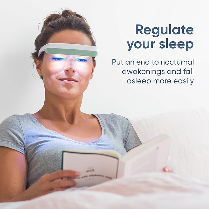 Luminette 3 Light Therapy Glasses - Wearable Light Therapy Lamp - Natural Relief for Sleep Problems, Seasonal Mood Disorders & Jet lag - Portable Daylight Lamp (Green)
