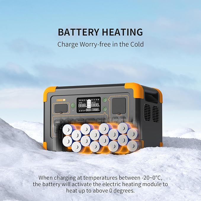 pecron 1024Wh Solar Generator with 3072Wh Extra Battery Expandable to 4096Wh, 1800W Portable Power Station LiFePO4 Battery Backup, Fast Charging Solar Generator for Home Use, Camping, RV, Emergencies