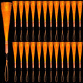 36 Pack Orange Glow Sticks Light Up Fiber Optic Stick Glow Wands Bulk by NUDALA