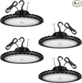 UFO Led High Bay Light 150W 4PACK 5000K High Bay Led Shop Lights 22500lm Dimmable Led High Bay Light with US Plug ETL Listed Shop Light for Warehouse Lights Commercial Bay Lighting