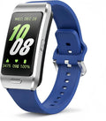 2-in-1 Smart Health Band with Built-in Bluetooth Earbuds, Fitness & Activity Tracker with Heart Rate & Sleep Monitor, Bluetooth Call Support, 1.57" HD Touchscreen for Daily Wellness(Blue)