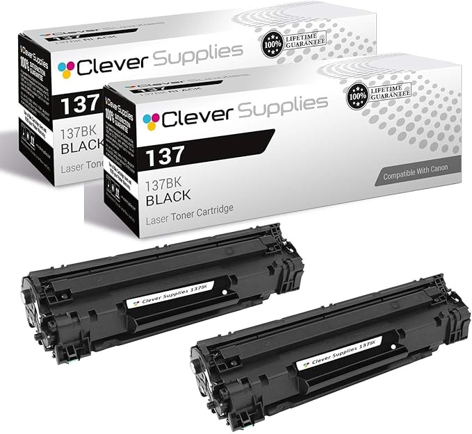 CS Compatible Toner Cartridge Replacement for Canon 137 9435B001 Black Canon ImageClass LBP151dw MF212w MF216n MF217w MF227dw MF229dw MF232w MF236n MF244dw MF247dw MF249dw D570 2 Pack