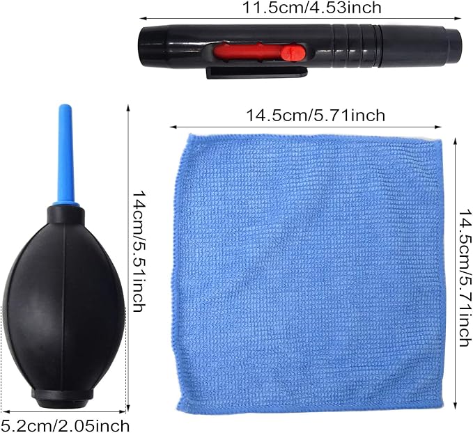 Honbay 3-in-1 Camera Cleaning Kit: Air Blower, Pen - Image 2