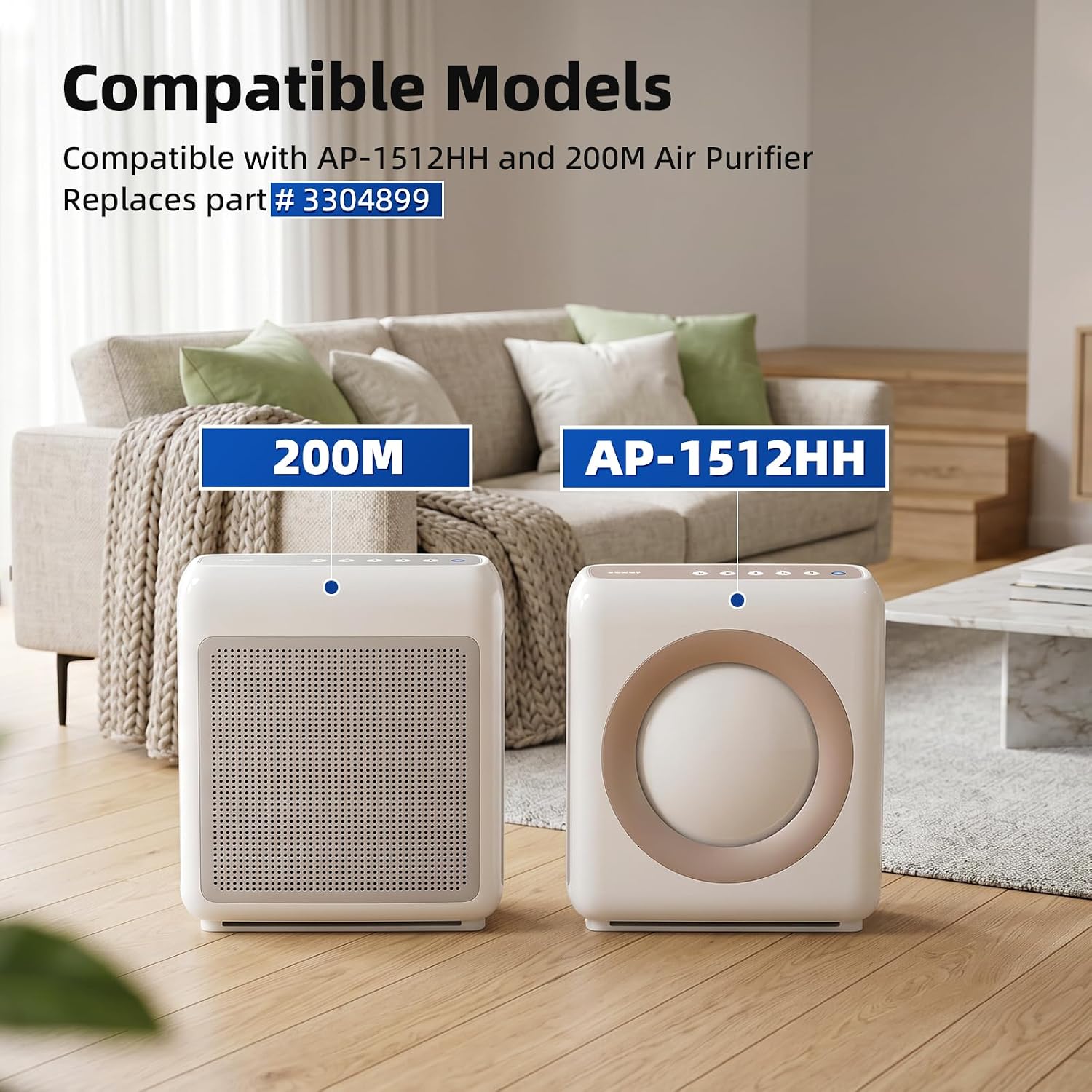 AP-1512HH Washable Pre-filter Set for Coway Airmega AP-1512HH and Airmega 200M Purifier, Includes 2 Washable Pre-filter and 4 Odor Eliminator Carbon Pre Filter