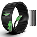 30FT Cat6 Outdoor Ethernet Cable, Heavy Duty Direct Burial, 24AWG CCA Patch Cord by ECJTU-US