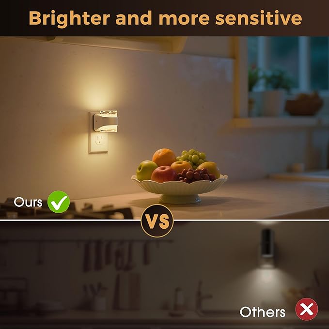 L LOHAS LED Night Light, 3CCT Bubble Night Lights Plug into Wall,3000K/4000k/5000K Adjustable Night Light,Dimmable Nightlights with Dusk to Dawn Sensor for Rooms Bathroom Hallway