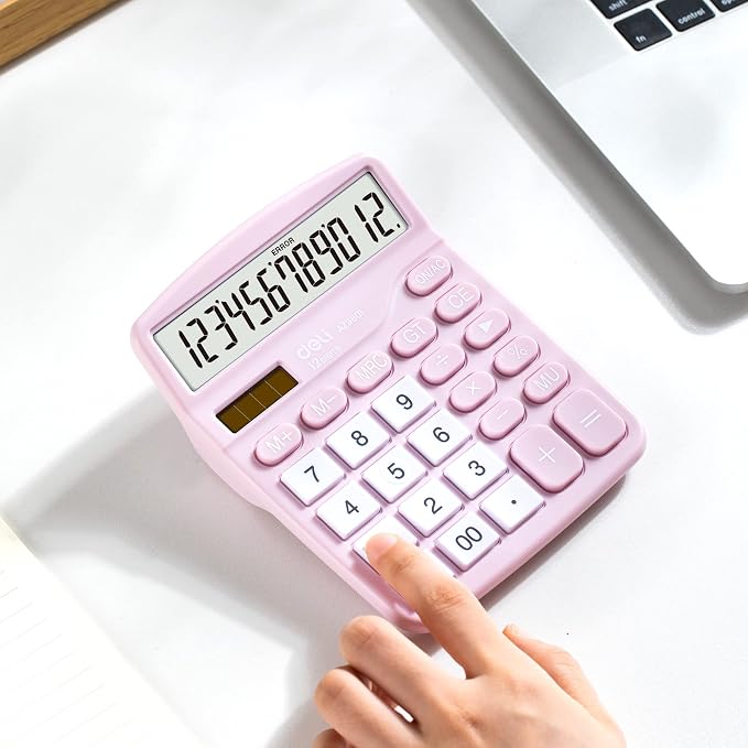 Calculator, Deli Standard Function Desktop Calculators - Image 7