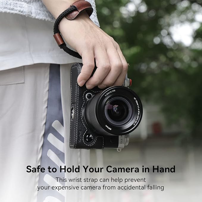 SMALLRIG Camera Wrist Strap, Vintage Leather Camera Hand Strap - Image 3
