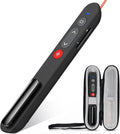 NinjajoyOX Presentation Clicker with Case, Wireless Presenter for PowerPoint Slide with Hyperlink & Volume Control, Presentation Remote Clicker for Mac/Computer/Laptop, Google Slide/PPT/Keynote