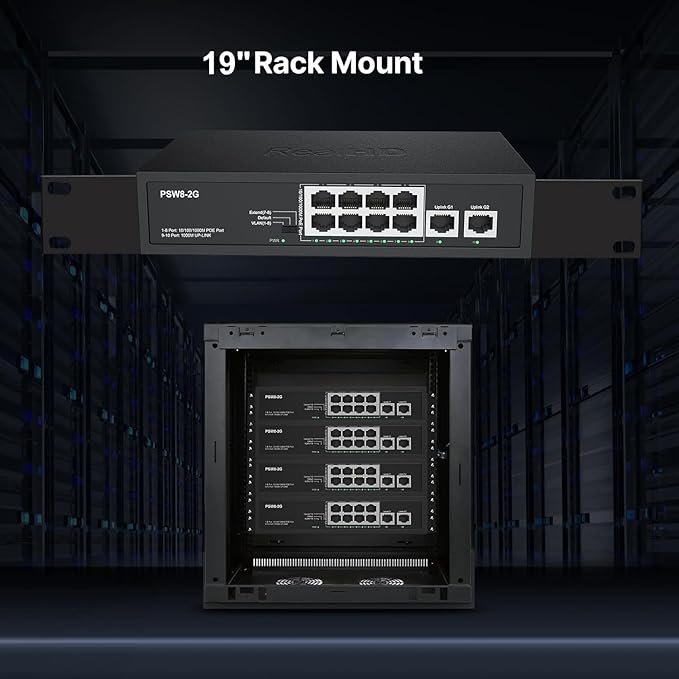 8 Port Full Gigabit PoE+ Switch - Image 7