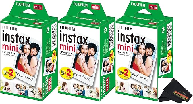 Fujifilm 16437396 Instax Mini Twin Pack Picture Format Instant Daylight Film - Image 3