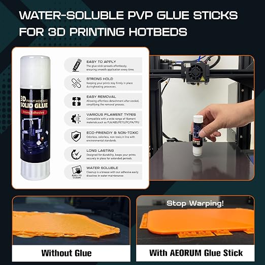 Essential 3D Printing Accessories Kit Includes 3D Printer Glue Sticks Adhesive - Image 4