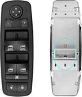 Driver Side Master Power Window Control Switch for 2011–2022 Dodge Durango, for Jeep Grand Cherokee 11 12 13 14 15 16 17 18 19 20 21 22 Door Lock Window Controller Switch 68086693AC 68086693AD