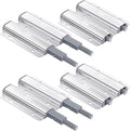 Jiayi Push Catch Metal Heavy Duty 4 Pack Double Push to Open Door Latch Touch Latches Kitchen Door Push Release Latch for Drawer Closure Door Catches Double Push Open Cabinet Hardware