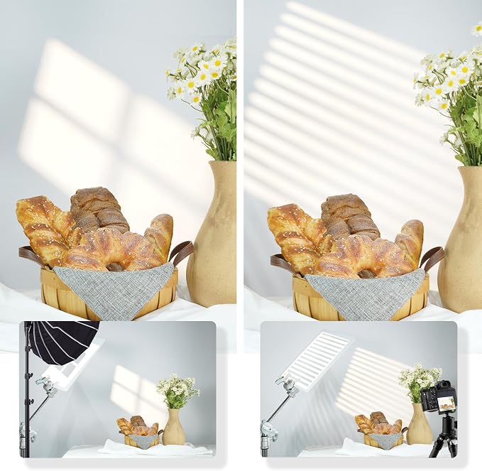 Meking 4PCS Product Photography Props Light and Shadow Boards 16 * 11inch - Image 4