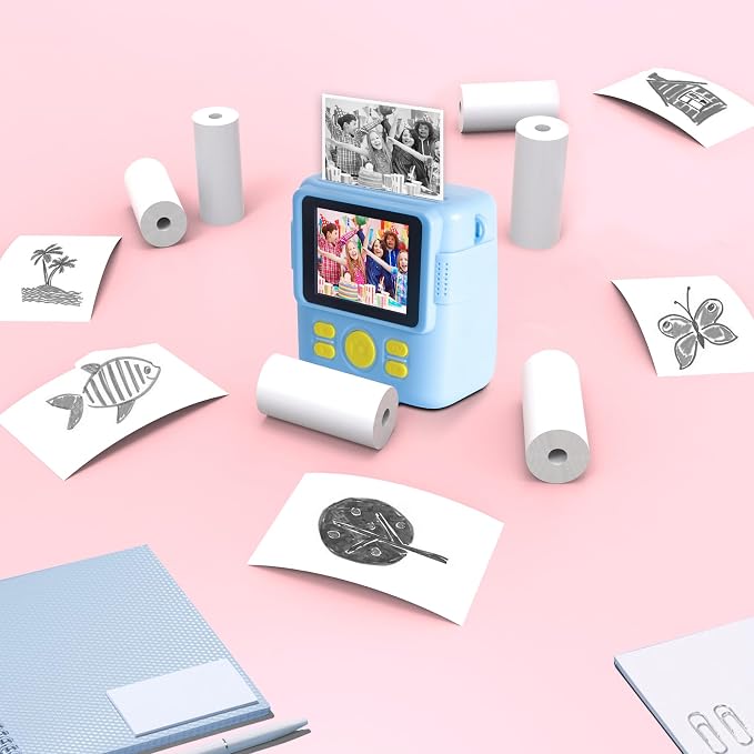 16 Rolls Instant Print Camera for Kids Refill Print Paper - Image 5
