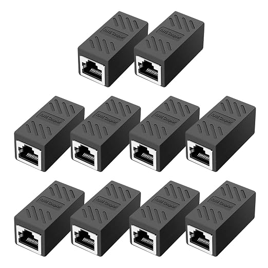 ZUZONG RJ45 Coupler, in Line Coupler Ethernet Coupler Cat8/ Cat7/ Cat6/ Cat5e/ by ZUZONG