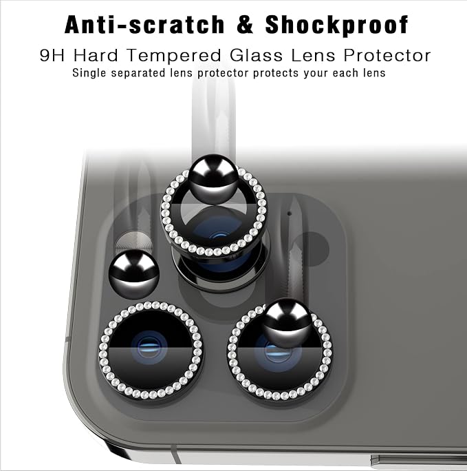 Bling Diamond Individual Camera Lens Protector - Image 5