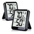 2-Pack Room Thermometer Indoor Hygrometer by Ayawiss