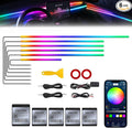 Dreamcolor Acrylic Interior Car LED Strip Light by MAODANER