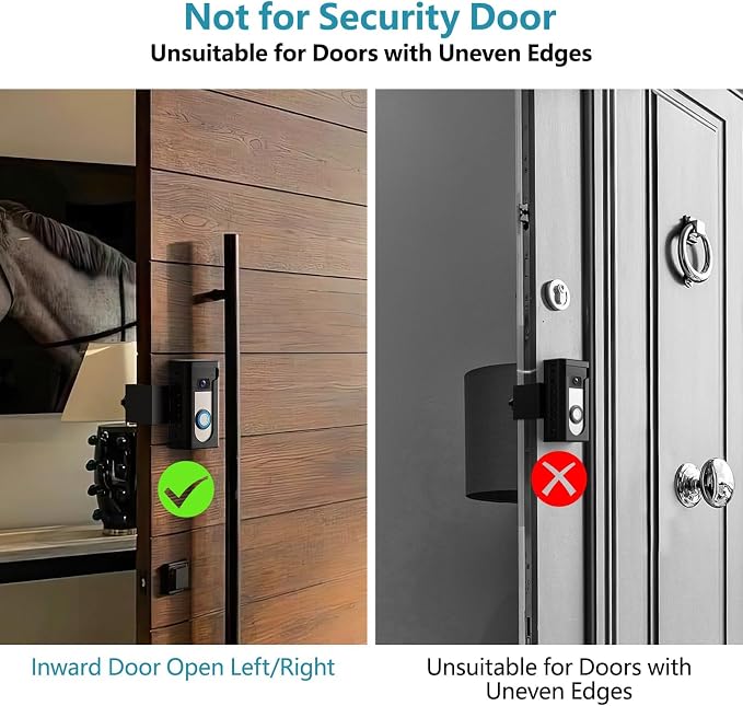 KIMILAR 2024 Upgrade Anti-Theft Video Doorbell Mount, Not Block Doorbell Motion - Image 6