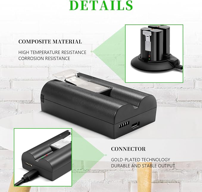 1-Pack Replacement V4 Battery for Ring-Video Doorbell 1/2/3/3Plus/4, Spotlight - Image 3