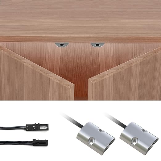 Motion Sensor Light Switch, IR Sensor Switch Door Activated Light Switch for Closet Light LED Strip Light and Under Cabinet Light with 12V JST Male and Female Connector (DC 12/24V 3A)