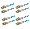 SpeedyFiberTX 4-Pack 2 Meter Multimode 10G OM3 50/125 Fiber Optic Patch Cable by SpeedyFiberTX