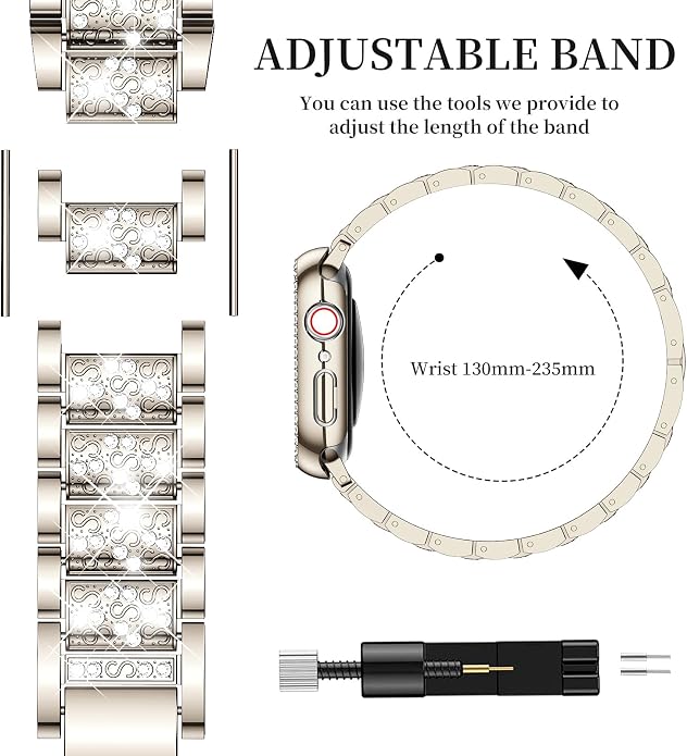 Mosonio Compatible with Apple Watch Band 38mm 40mm 41mm 42mm 44mm 45mm 46mm - Image 6