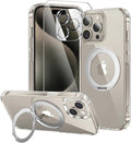 toushion 3 in 1 for iPhone 15 Pro Case Stand |Build in Kickstand, Screen by Unknown