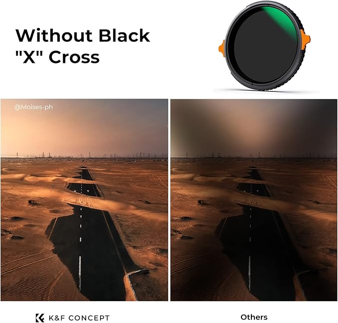 K&F CONCEPT 67mm ND4-64 ND Lens Filter Variable & CPL Polarizers Filter 2-in-1 - Image 3