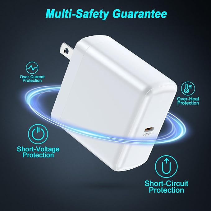 65W Super Fast Charger Type C for Samsung Galaxy S25 Ultra S25 FE Edge S24 Ultra FE S23 A17 A16 Z Fold Flip 7 6, Moto Edge 70 60 Stylus Fusion Razr, USB C Fast Charging Block & 6ft Type C Charge Cable