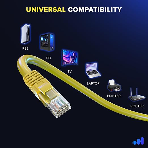 Maximm Cat 6 Ethernet Cable - 30 ft - High-Speed LAN - Image 6