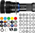 Bussi MG06 Max Optical Snoot kit with 40 Gobos, 36° Optical Lens Spotlight for Photography Video Shape Light Studio,GOBO Light (Compatible with Profoto Mount)