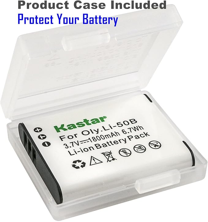 Kastar 1-Pack Battery and AC Wall Charger Replacement - Image 2