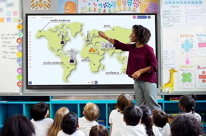Promethean ActivPanel LX WS Digital Whiteboard for Office or Classroom, 4K UHD, Interactive Display, OS Flexible Device, 3 Year Onsite Support (75")