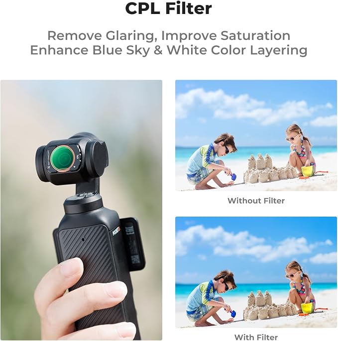 K&F CONCEPT Magnetic 4 Pack ND & CPL Filter Kit Compatible - Image 4