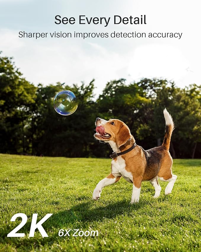 WUUK Security Cameras Wireless Outdoor, Indoor Camera, Home Surveillance System, 2K, No Monthly Fee, Motion Alert, Night Vision, 2.4/5 GHz WiFi, Compatible with Alexa & Google, 2-Camera Kit