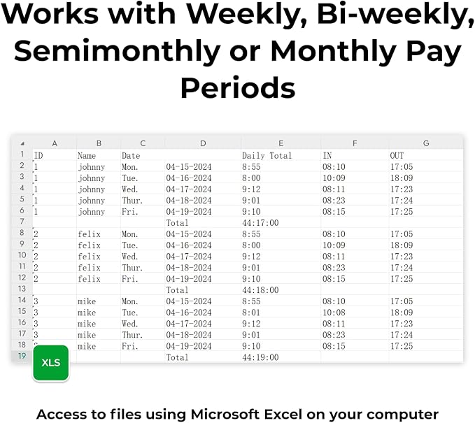 ANVIZ Time Clocks for Small Business Employees CX3 - Image 3
