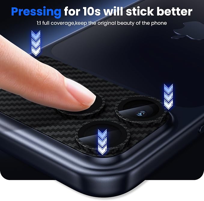 WSKEN for iPhone 17 Pro Camera Lens Protector, Metal Aluminum Alloy Tempered - Image 5