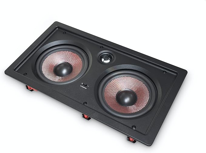 Soundavo IW-680CF Multi-Purpose Dual 6.5” 2-Way in-Wall LCR Speaker (Each)