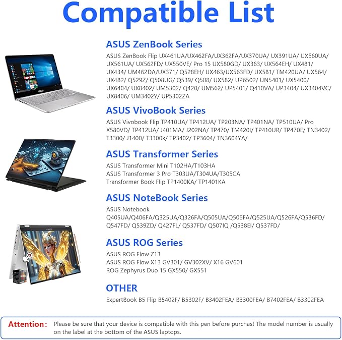 Stylus Pen for ASUS Touchscreen Devices, Active Digital Pen - Image 2