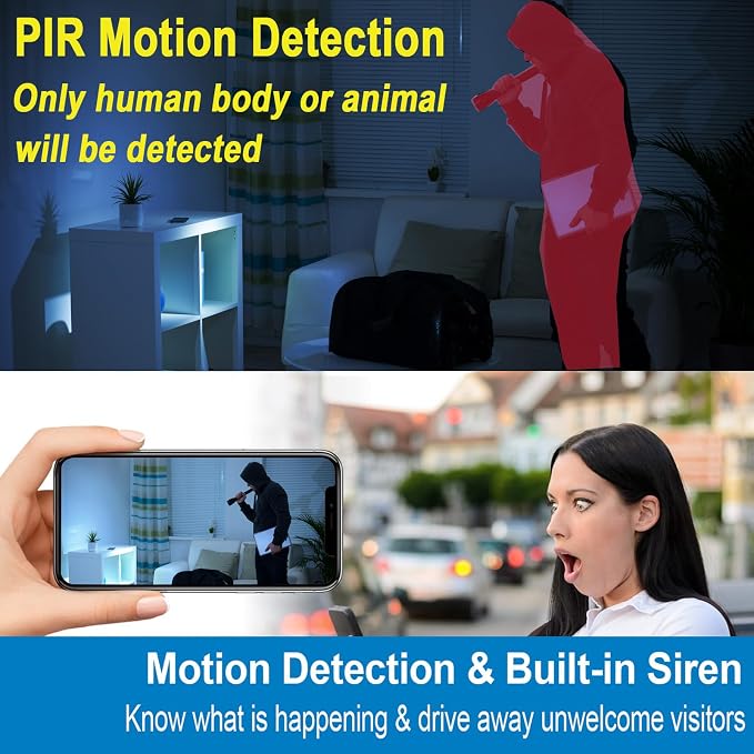 2K Mini Security Camera with Built-in Hotspot and Magnetic Mount, Long Battery - Image 8
