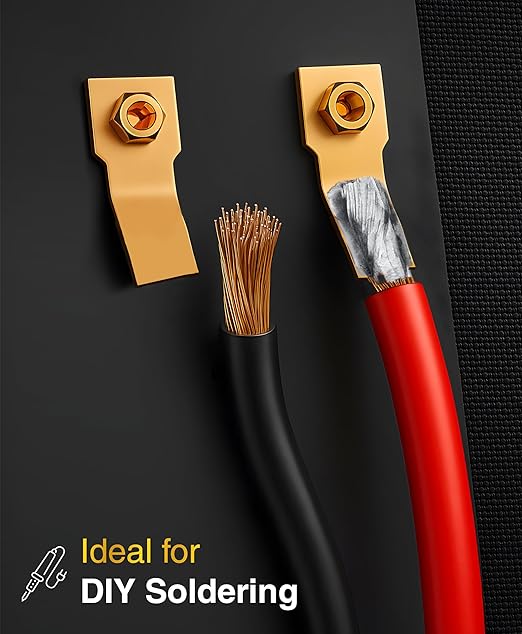 BlueRigger 16 Gauge Speaker Wire (100FT, 16 AWG, Speaker Cable, CCA, HiFi Stereo, Polarity Identification) - Car Audio Wire for Home Theater, Surround Sound Systems, Automotive Amps, Banana Plugs