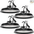 UFO Led High Bay Light 150W 2250lm 5000K 1-10V Dimmable High Bay Led Shop Lights ETL Listed US Hook 5' Cable Led High Bay Lights Alternative to 650W MH/HPS for Shop Warehouse Gym Factory