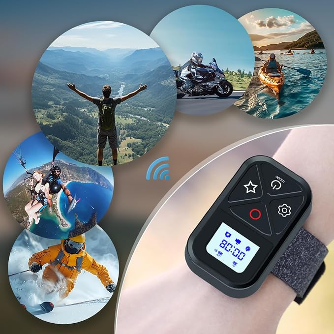 Smart Remote Control for GoPro，Wireless Camera Controller for Hero 12 11 10 9 8 - Image 9